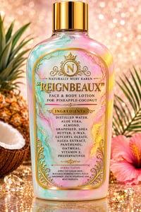Image 2 of “REIGNBEAUX” FACE & BODY LOTION FO: PINEAPPLE-COCONUT