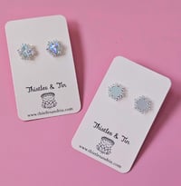 Image 1 of Snowflake Studs