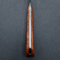Image 4 of Nakiri with S-grind and Amboyna handle