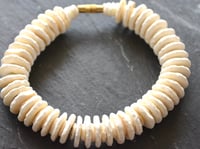 Image 3 of Saba Ostrich Egg-Shell Bracelet