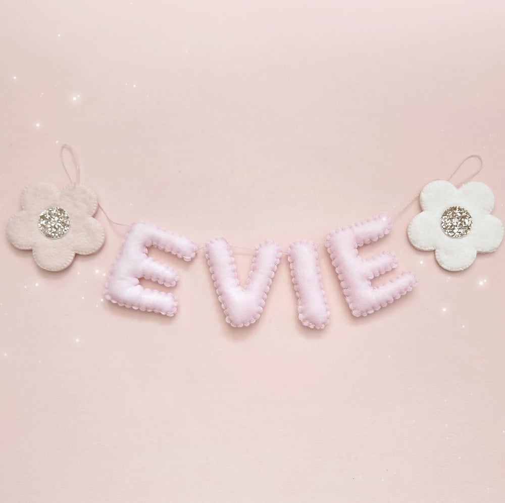 Image of Evie Name Garland.