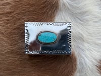 Image 2 of Stamped Campitos Turquoise Matchbox Cover