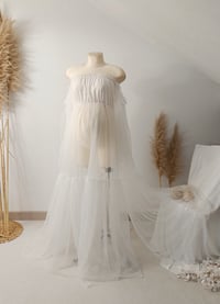 Image 3 of Photo prop | Tulle dress for photoshoot | Alexa | size universal | off white