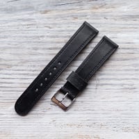 Image 3 of 18mm Horse Strap - Black