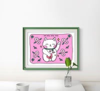 Image 1 of Lucky art print