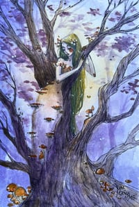 Image 4 of Coillín - the forest witch- inktober 10