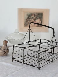 Image 1 of Panier à verres ancien