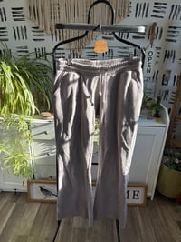 Image 1 of Gray wide  sweats 