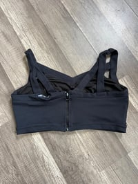 Image 3 of BEBE crop thick crop strap top