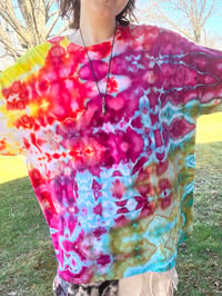Image 3 of 3XL Rainbow Glitch Style Tie Dye Tshirt 