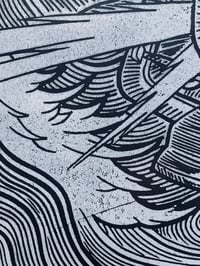 Image 4 of 'Hold Fast' Blockprint (Rebirth)