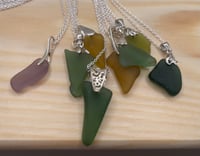 Image 1 of Sea Glass Necklaces made with Rare Coloured Pieces