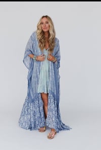 Image 2 of Paisley Tapestry Free Flow Kimono