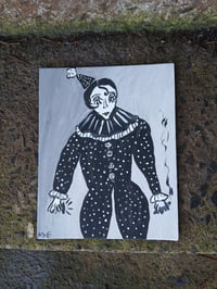 Image 1 of Black And White Clown 