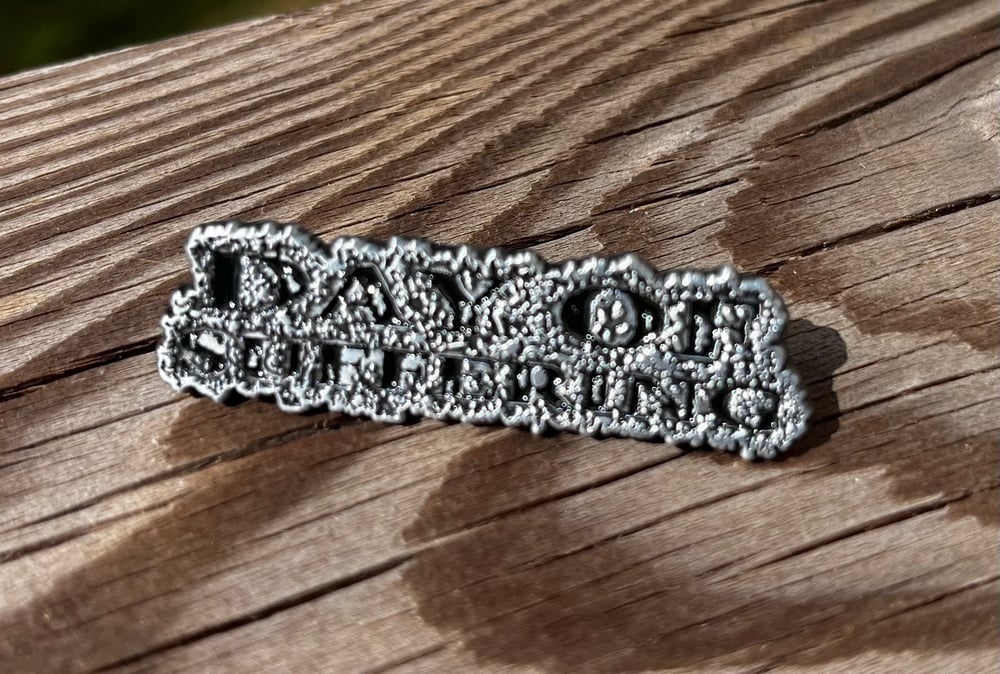 Day of Suffering logo enamel pin