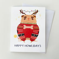 Image 1 of Happy Howlidays Card