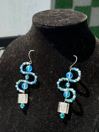 Image 3 of Blue Razz Earrings