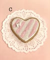 Large Faux Heart Cookies