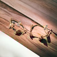 Image 3 of Elephant Loop Earrings