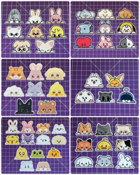 Image 2 of Kpop Peekaboo Sticker Packs - Mini & Large