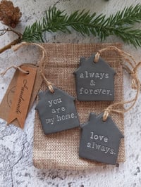 Image 2 of Love Clay Hangers (set of 3)