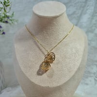 Image 3 of Small Heart Locket Necklace