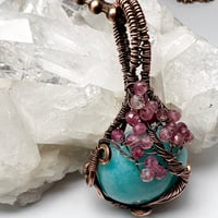 Image 5 of Cherry Blossom Tree of Life Necklace