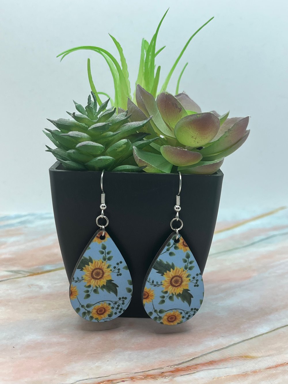 Image of Teardrop Double Sided Earrings