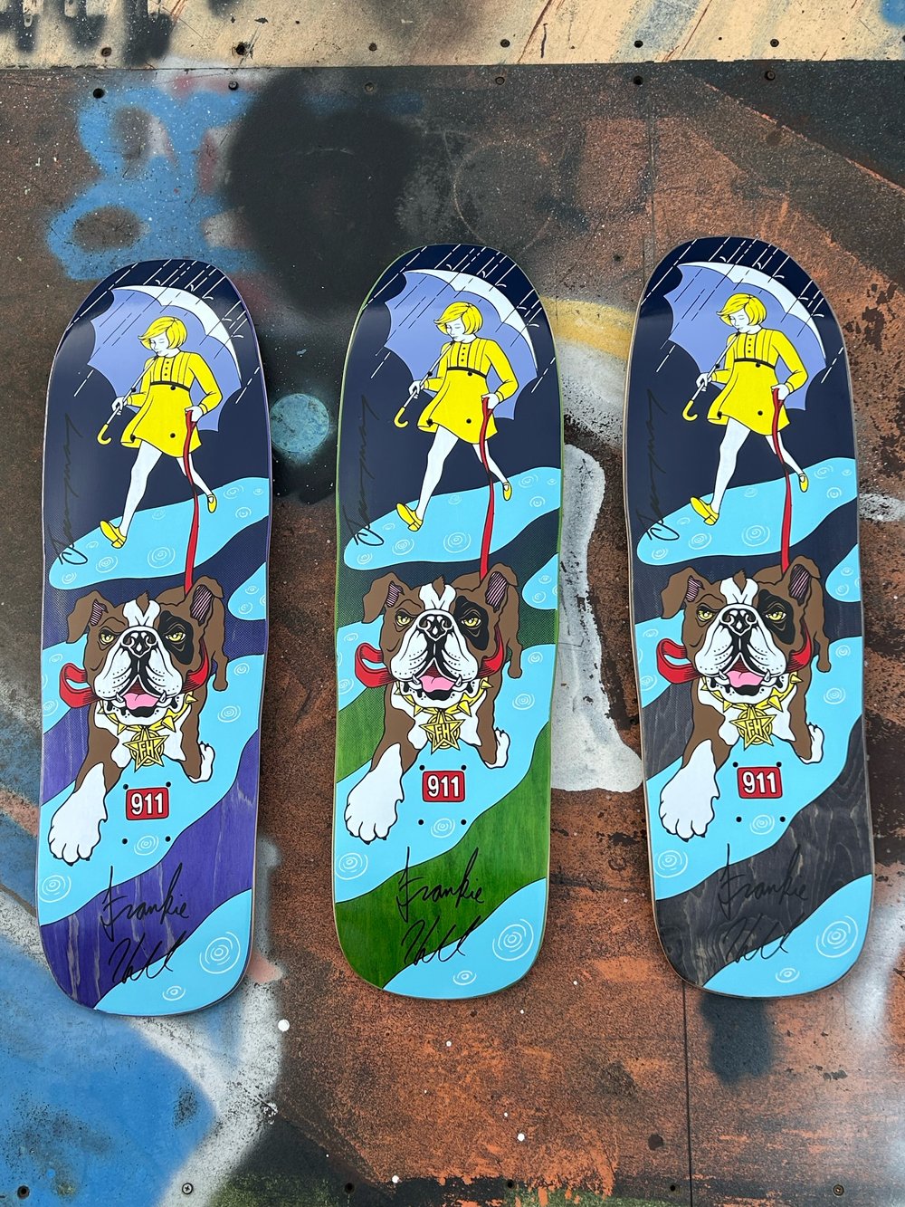 Frankie Hill x Jeremy Wray collab deck