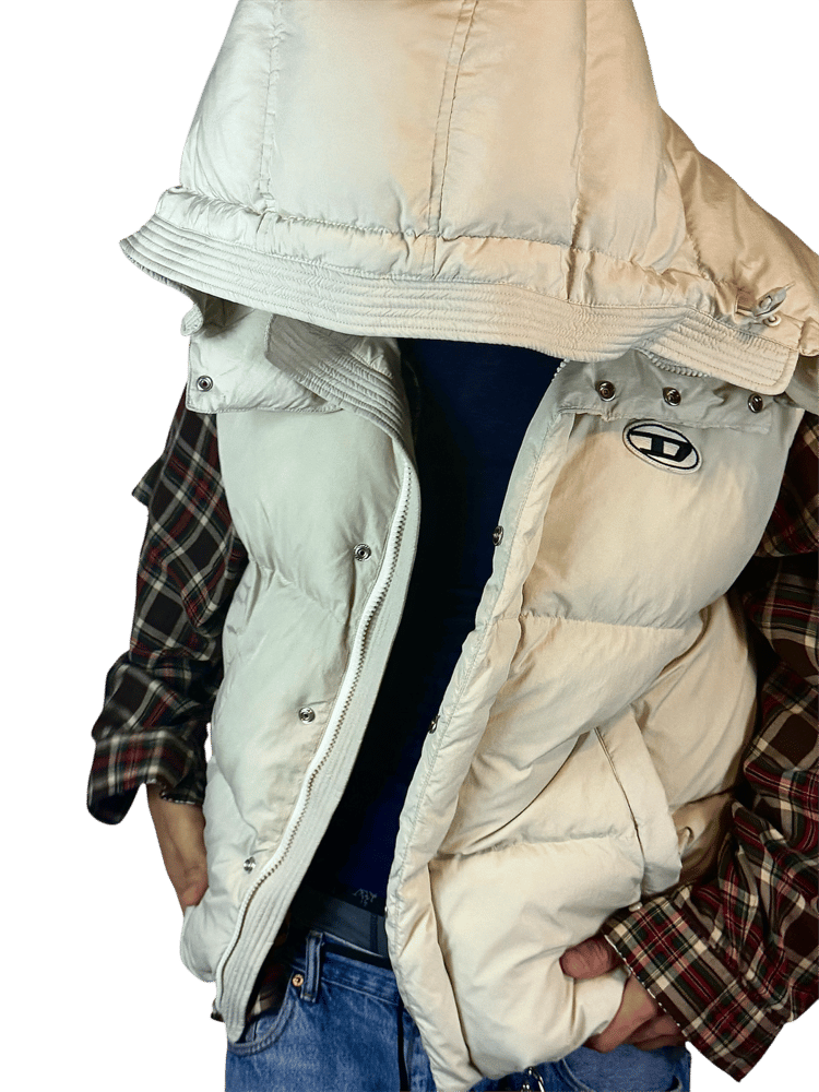 Image of Diesel 'Rolfy's' Adjustable Puffer Vest 