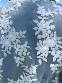 Image 5 of Large Lace & Pearl Denim Shirt