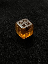Image 5 of Hand carved Baltic Amber Game Dice