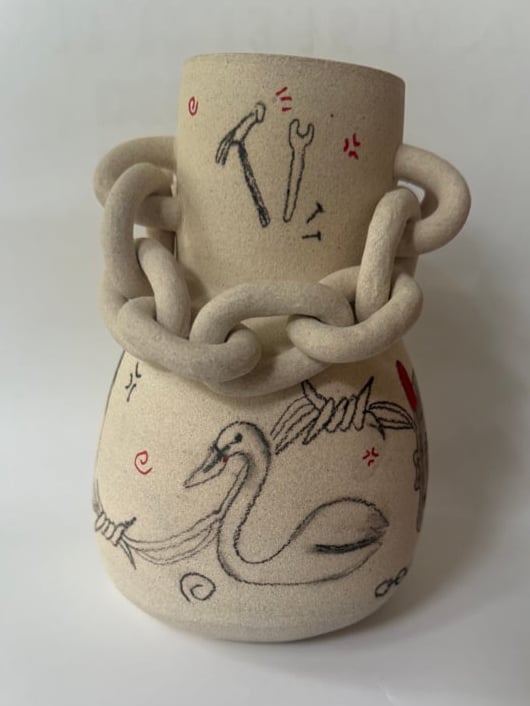 Large Sketch Vase