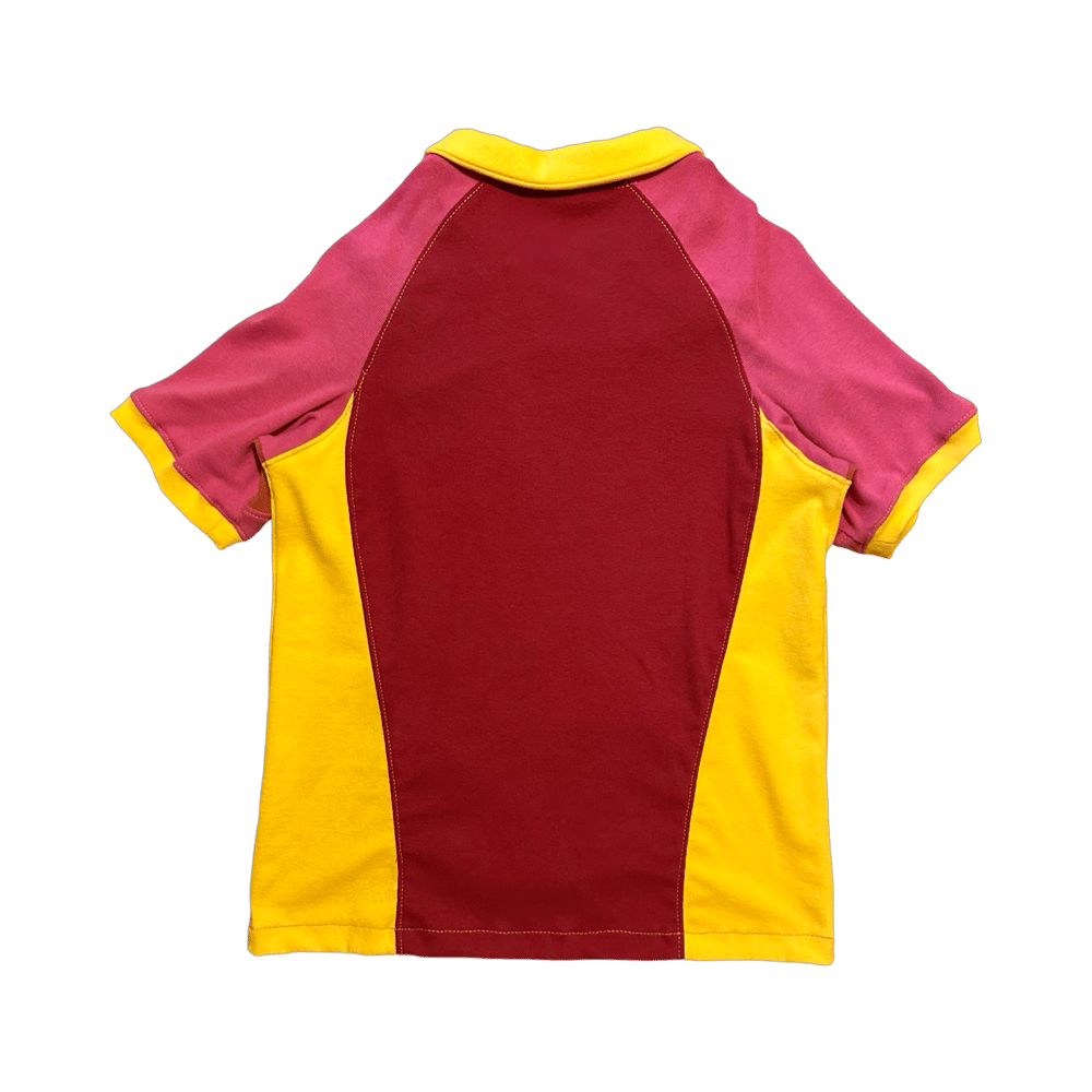 Raglan Collared Shirt Sample