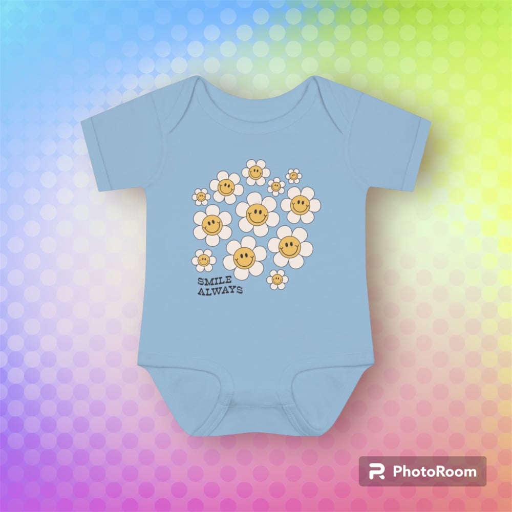 Image of Smile always baby bodysuit