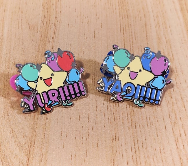 YURI!!!! YAOI!!!! Enamel Pins