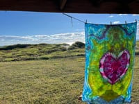 Image 2 of Turtle Love Tapestry 