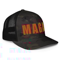 Image 3 of MAGA Camp - Closed-back Flex Fit  trucker cap