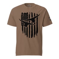 Image 1 of Christian Waterfowlers American Flag Ducks Unisex garment-dyed heavyweight t-shirt copy