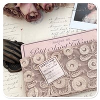 Image 2 of 1m of vintage french lace on a vintage style postcards 11 cm wide