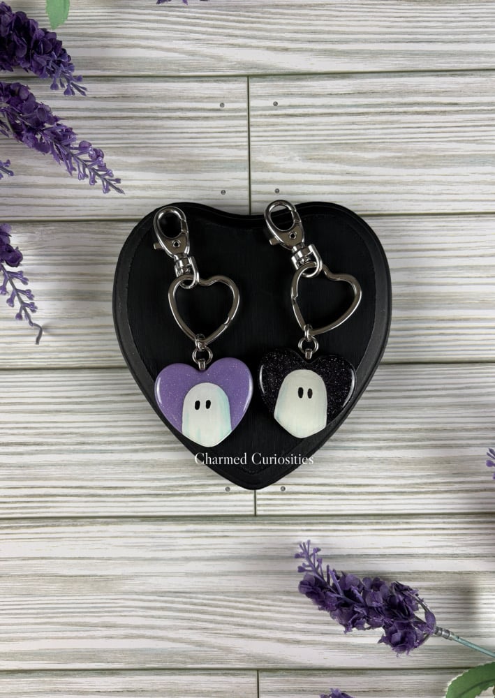 Ghost Resin Keychain