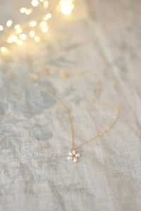 Image 1 of Fresh Water Pearl Daisy Neclace