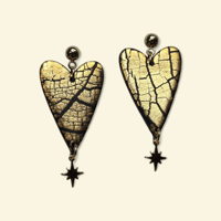 Image 2 of ​Midnight Star Celestial Earrings