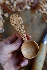 Image 6 of Falling Leafs- Coffee Scoop 