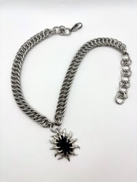 Image 1 of Molten Necklace: Black Rutilated Quartz