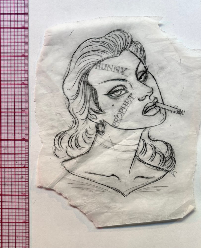 Image of BUNNY PROPHET final drawing