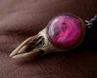 Image 3 of  Magenta Wave Snaggletooth Pendant