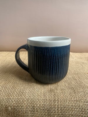 Image of carved mug navy