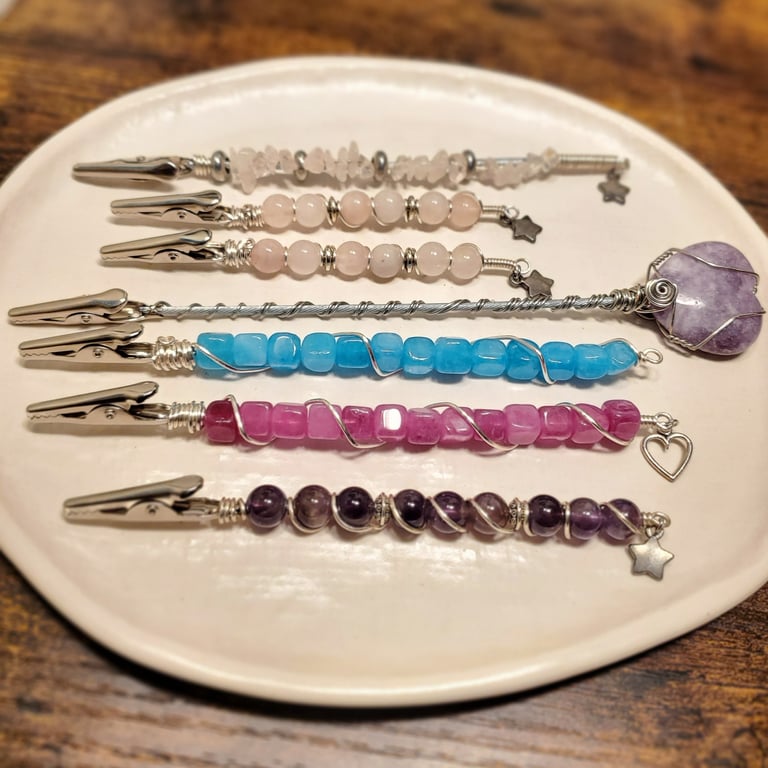 Crystal Roach Clips  Ethereal Dreamers Nest