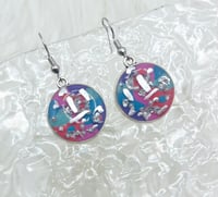 Image 1 of SILVER PAINTED DANGLES